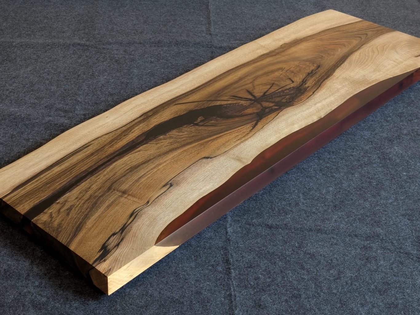 Drift 3/3 - Walnut and resin coffee table Walnut and resin live edge coffee table hand made in Northern Ireland